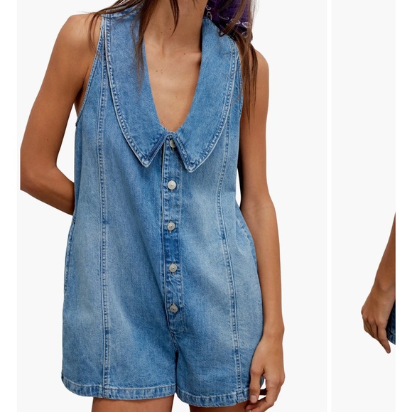 We The Free Pants - We the free Dover Denim Romper